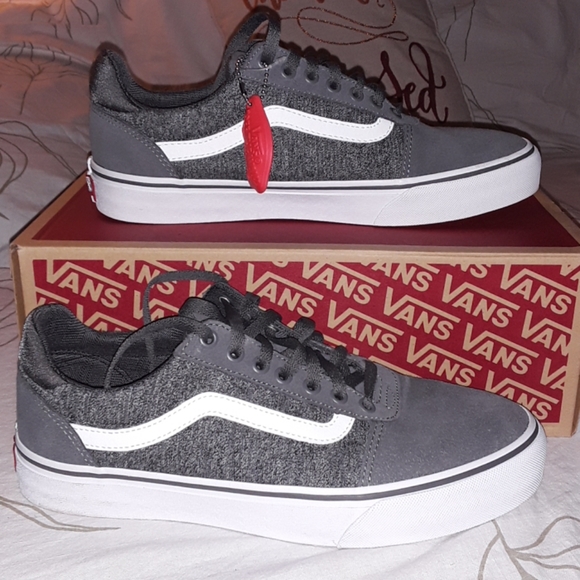 vans ward deluxe pewter white